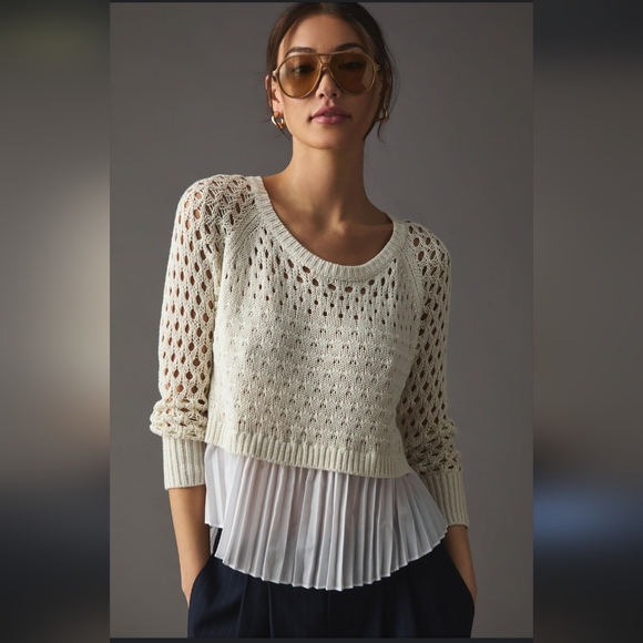 NWT ANTHROPOLOGIE MAEVE SWEATER SIZE L - Picture 4 of 4